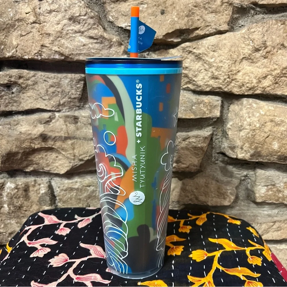 STARBUCKS Limited Edition 2025 Misha Tyutyunik City Life Cold Cup Tumbler NWT